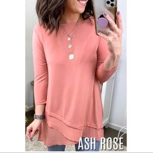 Coral blouse